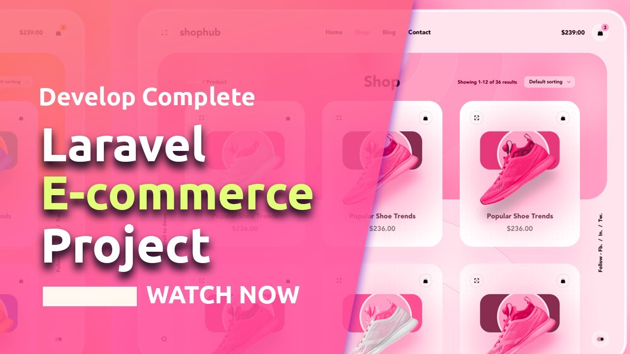 Laravel 11 Ecommerce Project | Admin Panel Setup | Step By Step | Livewire 3