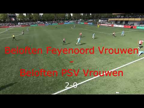Beloften Feyenoord - Beloften PSV - Doelpunten 2-0