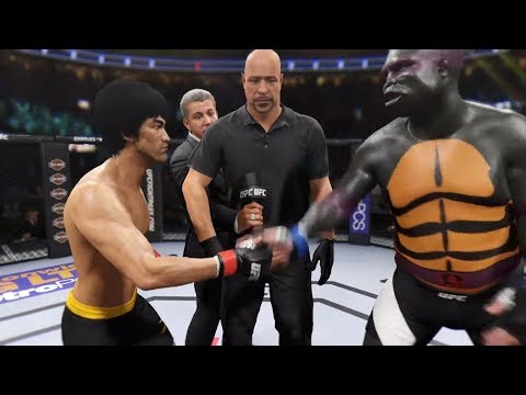 Bruce Lee vs. TMNT Donatello (EA Sports UFC 2)