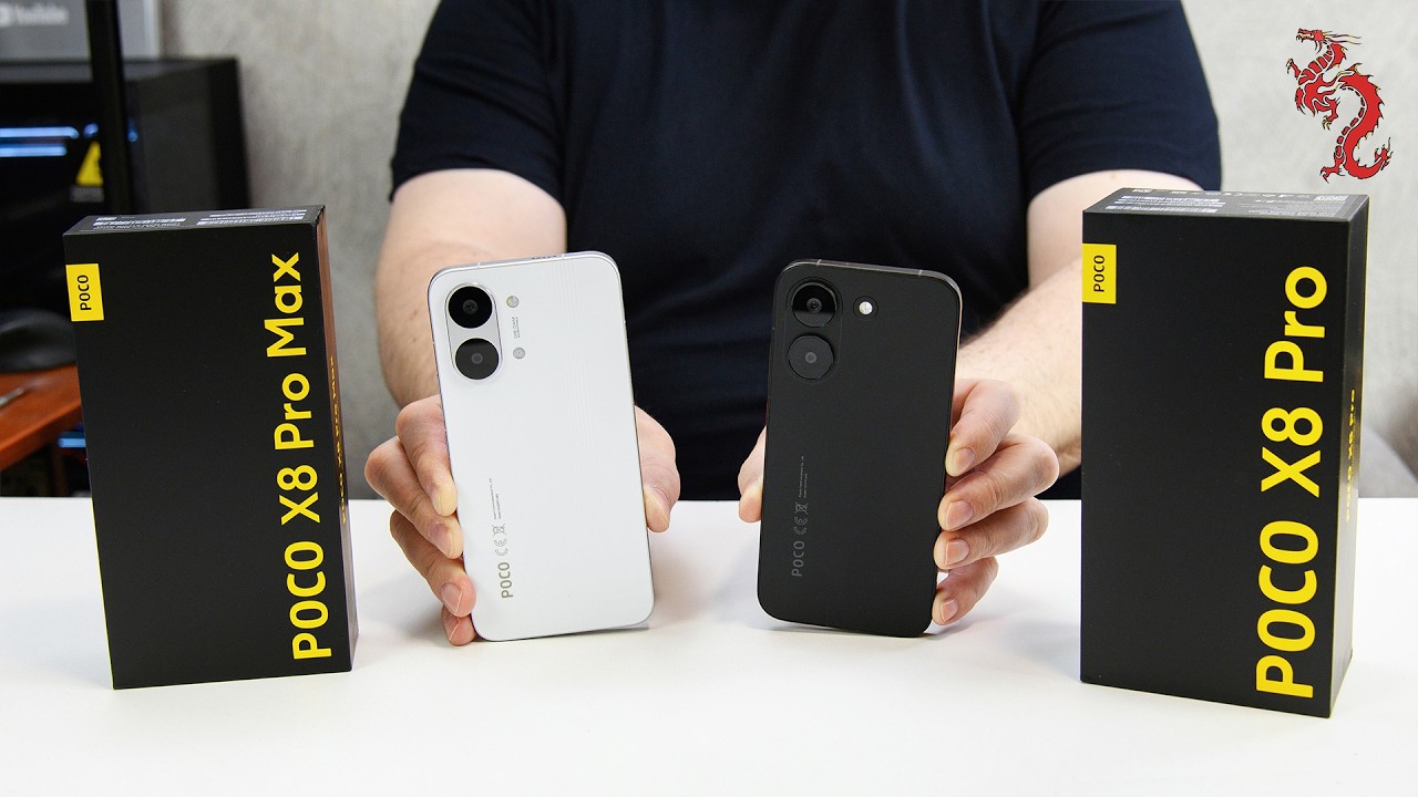 POCO X8 Pro и X8 Pro MAX //Подробная распаковка и сравнение