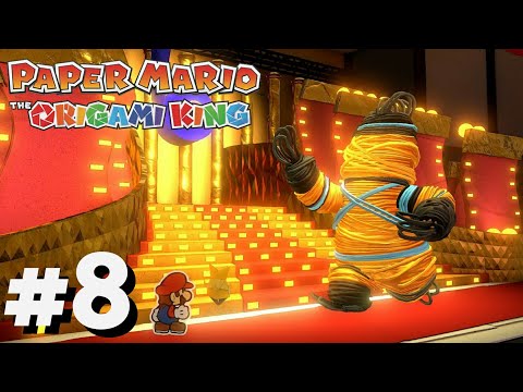RUBBER BAND BOSS FIGHT!!! Paper Mario: The Origami King - Part 8