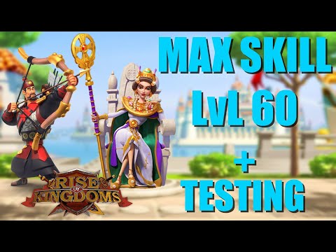Theodora Commander spotlight - MAX SKILLS LvL 60 + Testing - Rise of kingdoms