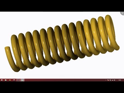 spring part design in creo parametric (2.0/3.0/5.0)