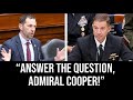 Rep. Jason Crow SNAPS After Admiral Cooper Refuses To Admit What He Just Read DEFAULT Thumbnail