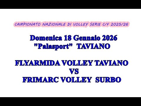 FLYARMIDA VOLLEY TAVIANO  vs  FRIMARC VOLLEY SURBO