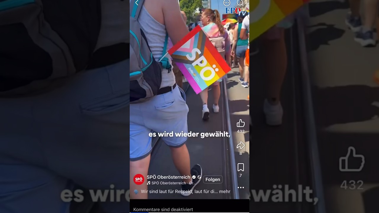 SPÖ-Pride geht völlig nach hinten los😂