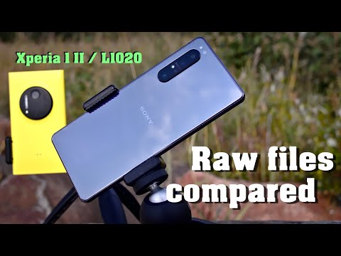 Sony Xperia 1 II vs. Nokia Lumia 1020 - RAW file comparison