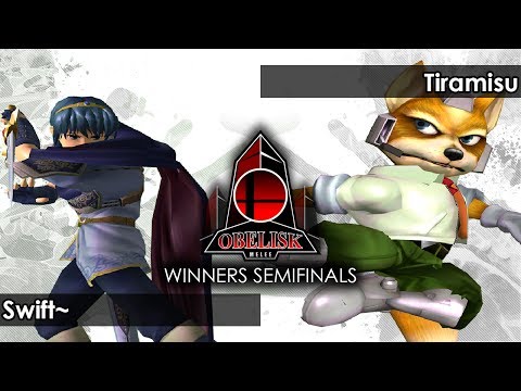 Melee: Swift~ (Marth) V Tiramisu (Fox) - Obelisk 56 Tournament SSBM
