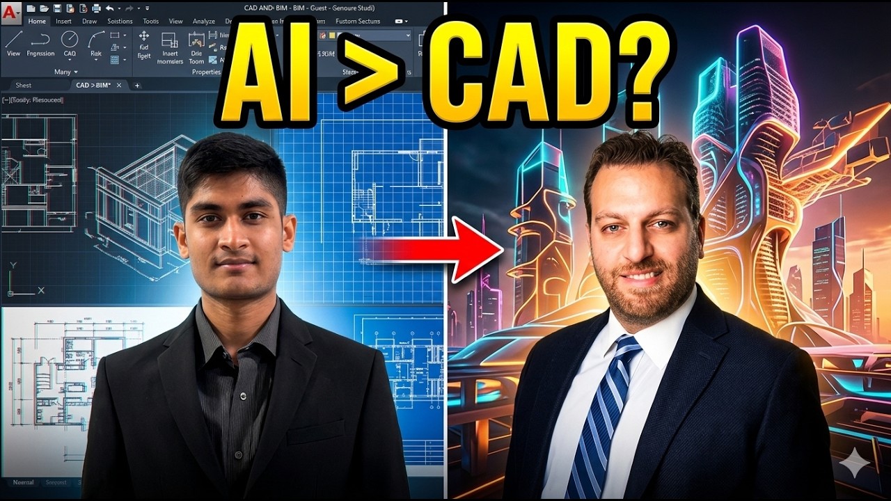 AI Will Replace CAD & BIM? Architect Explains the Future