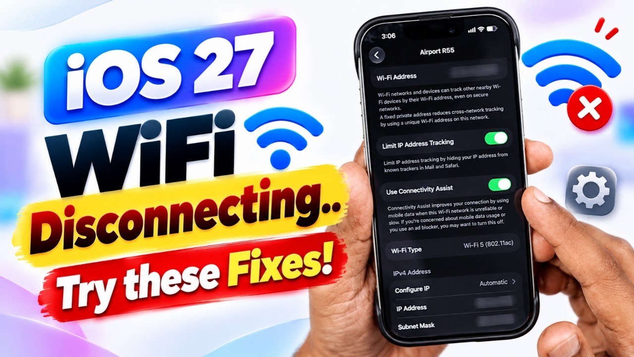 iOS 27 WiFi Disconnecting Problem on iPhone
