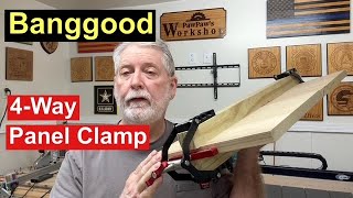 Banggood 4-Way Panel Clamp by ENJOYWOOD Assembly & Review