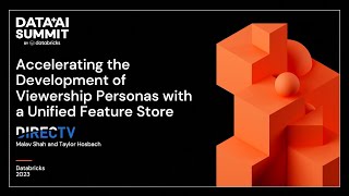 Accelerating the Development of Viewership Personas with a Unified Feature Store