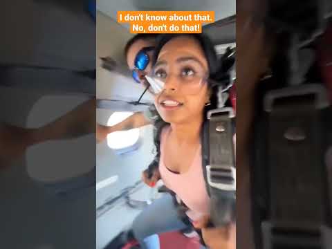 She cried not to jump | Skydive Videos
