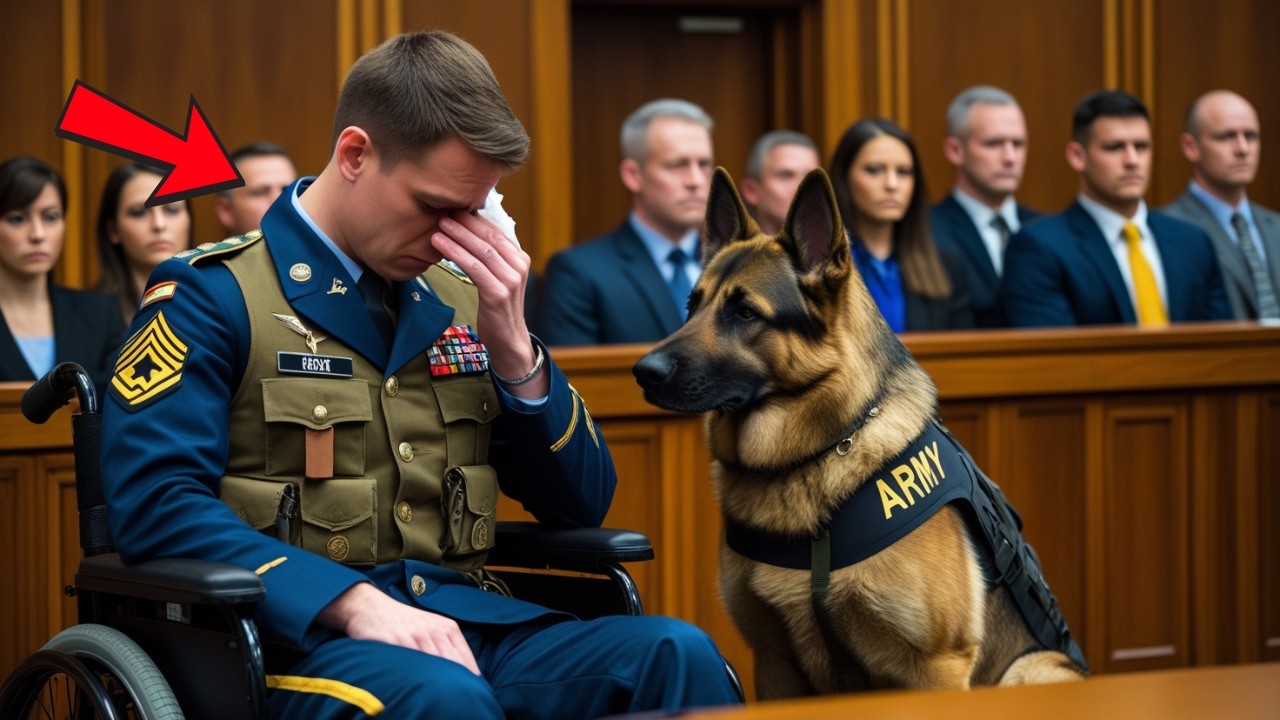 The Ex-Soldier Wanted A Final Goodbye With His Dog In Court, 95% Are Moved to Tears