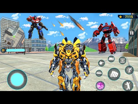 Robot Bumblebee Jet Bike Car Transformation Robot Game 2020 New Update - Android Gameplay