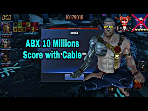 ABX 10 Millions Score with Cable - Marvel Future Fight