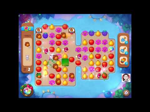 Gardenscapes Level HD 11851 *no boosters * ✅✅✅✅✅/5.  Easy Level (Passed on 1st attempt)