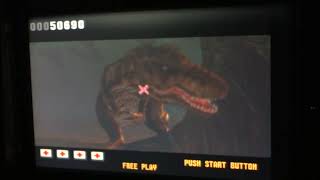 Sega Jurassic Park Lost World (1997): Arcade Gameplay (Actual Hardware)