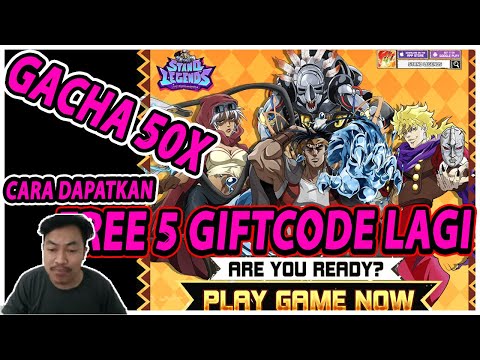 🔥🔥BANJIR GIFTCODE LANGSUNG GACHA 50X [CARA DAPATKAN 5 GIFTCODE] - JOJO'S BIZZARE ADVENTURE