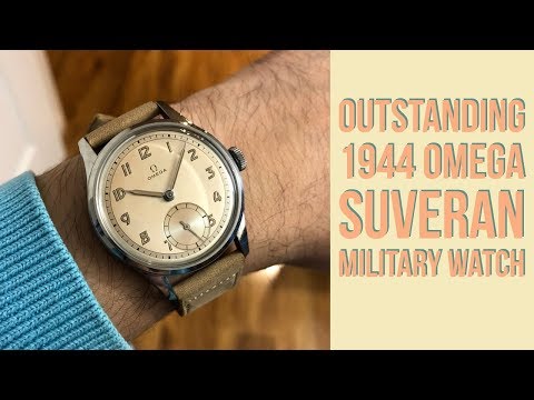 ONE OF THE NICEST WW2 VINTAGE OMEGA SUVERAN WATCH FROM 1944