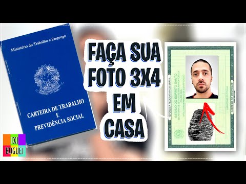 Como Tirar FOTO 3X4 para RG em CASA