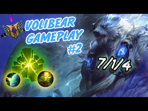 VOLIBEAR REWORK Gameplay | VOLIBEAR Top vs Renekton | TITAN BEAR | League of Legends S10