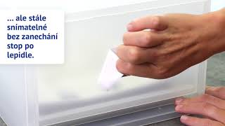 Avery Zweckform etikety 18mm, červené, 24 etikiet, značkovací, snímateľné, balené po 4 ks, 3595, pre ručný popis