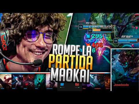 JOSEDEODO SORPRENDE A TODOS CON MAOKAI RABADON FULL AP // EST vs INF Highlights game 3