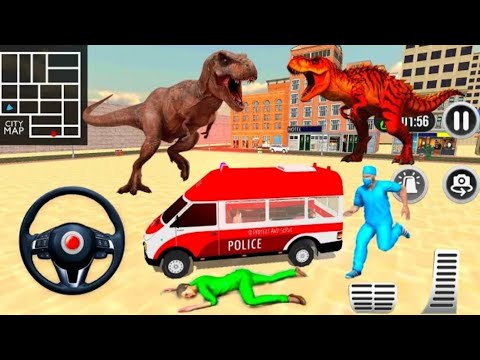 Ambulance simulator car driving doctor android #7 – Roof Jumping Ambulance – Android Gameplay