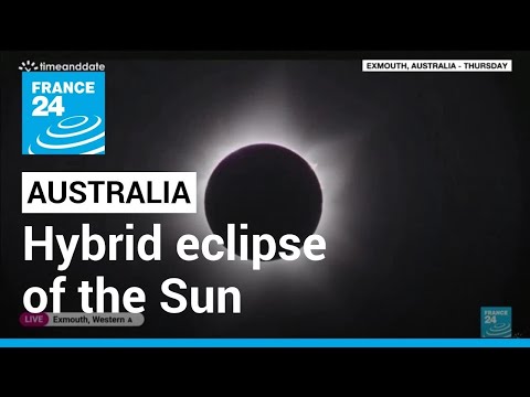 Hybrid eclipse of the Sun: Rare event wows thousands of viewer in Australia • FRANCE 24 English
