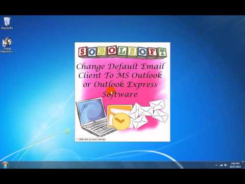 Change Default Email Client To MS Outlook or Outlook Express Software