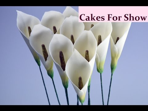 Making Sugar Calla Lilies
