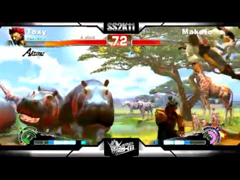 SS2K11 SSF4 AE ToXY [Akuma] Vs Makoto [Claw]