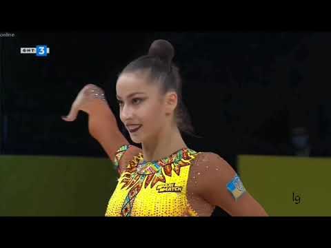 Yeva Meleshchuk 4 All-around Routines European RG Championships Kiev 2020