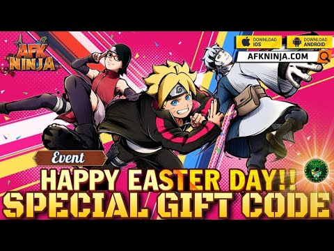 AFK Ninja - Ninja AFK mobile Happy Easter Day! 2023 Special Code/ New Gift Code 🎁 Android/iOS