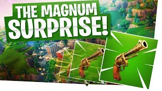 The Magnum Surprise! - Demolishing The Pistol Challenge! - Fortnite