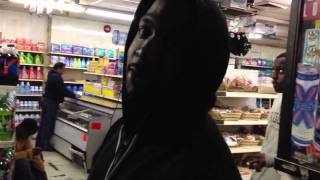 Da Boss aka A Black aka Star Punch Kid gives a tour