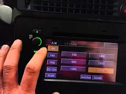 CD0256 - 2008 Saab 9-5 - Audio & Visual Radio Screen