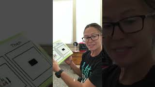 Portable visual schedule with reward and first/then board
