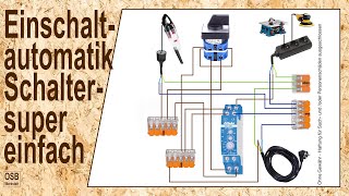 Einschaltautomatik für Absauganlage mit Drehschalter und Nachlauf - super einfach