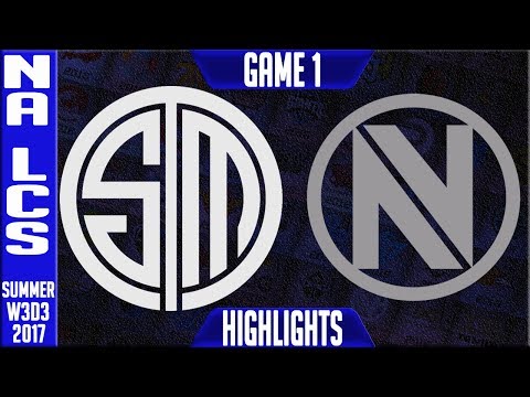 TSM vs Team Envy Highlights Game 1 | NA LCS Week 3 Summer 2017 | TSM vs NV G1