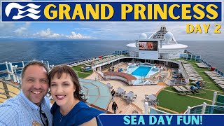 Grand Princess Alaska Cruise - Sea Day Fun, Formal Night & Shows | Day 2 🛳️