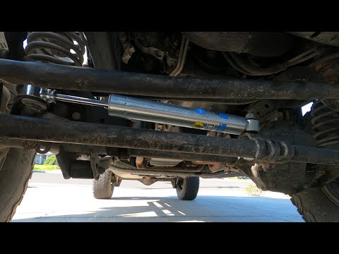 Bilstein steering stabilizer install Jeep wrangler unlimited jk