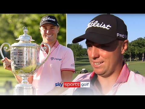 "It was very special! I fought so hard today" | Justin Thomas speaks after winning PGA Championship