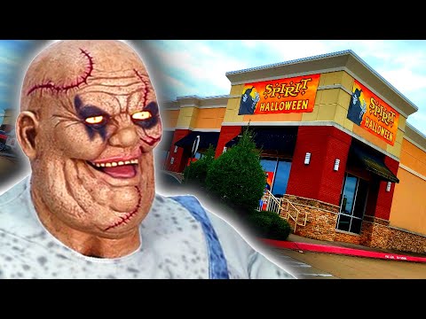 SPIRIT HALLOWEEN 2022 with BUZZSAW ANIMATRONIC TEXARKANA TEXAS ABANDONED LIFEWAY CHRISTIAN STORE