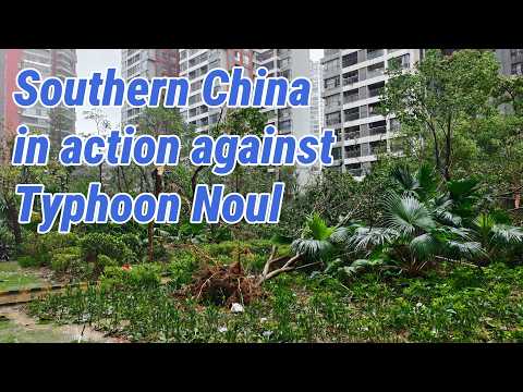 Zoom in on Typhoon Noul: Tracking response across southern China