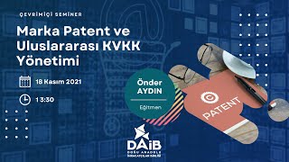 Marka Patent ve Uluslararası KVKK Yönetimi