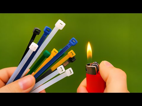 Millions of people don't know! 7 secret functions of cable ties