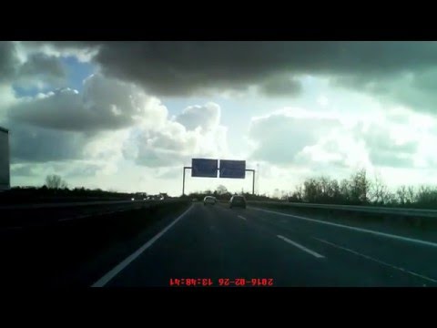 Autobahn 31 Emden Richtung Leer (von Veenhusen zum Dreieck Leer)