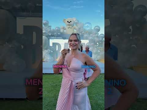 Mas antes da revelação, quero saber de vocês: qual é o seu palpite? 👀💙 MENINO ou 🩷 MENINA #fy